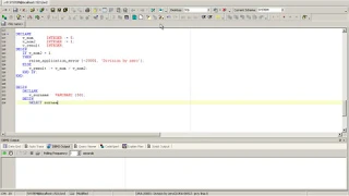 Oracle Tutorial - Exception
