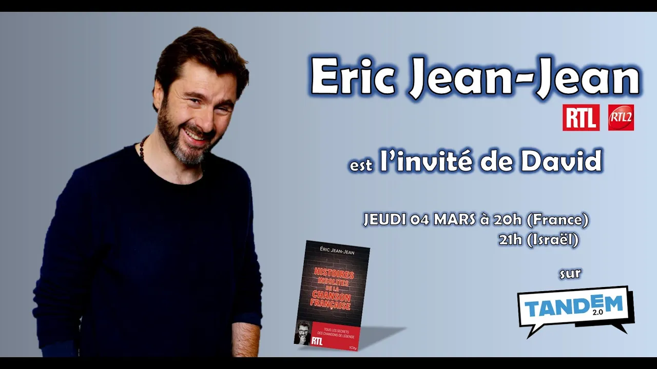 ERIC JEAN-JEAN : L'INVITE DE DAVID