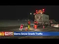 Drivers Who Ignored Chain Control Orders On I-80 Cause Major Backup In The Sierra