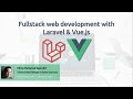 Laravel Vue js - Fullstack web development 2021