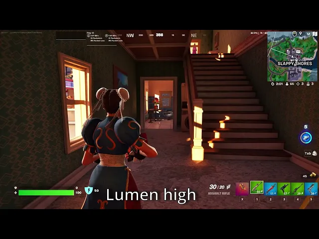 Fortnite nanite lumen comparison | RTX 2060 | Unreal Engine 5.1