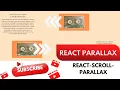 ReactJS react-scroll-parallax - Parallax on scroll effect