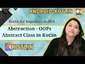 Abstract Class Method Abstraction in Kotlin 2024 Tutorials for Beginners