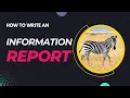 How to Write An Information Report A Complete Guide for Students and Teachers