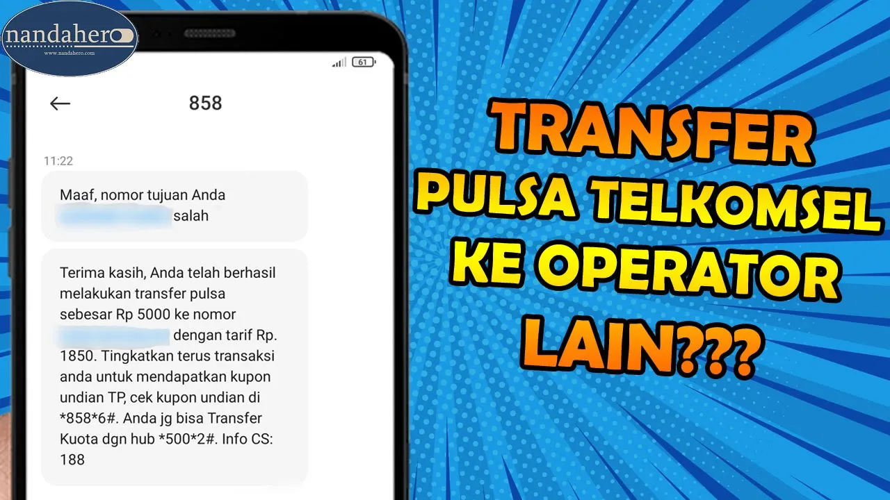 TRANSFER PULSA TELKOMSEL KE OPERATOR LAIN. 