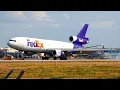 FedEx DC-10F landing at El Paso Intl Airport July 12 2022