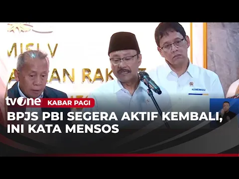 BPJS PBI akan Segera di Reaktivasi oleh Mensos