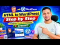 HTML to WordPress Step by Step WordPress Theme Development Bangla Tutorial Lesson 1