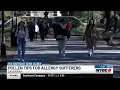 Runny nose Pollen levels are up in Savannah