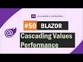 Blazor cascading values performance