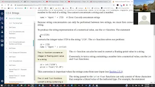 Programming in Python - Chapter 2 Lecture Part 2