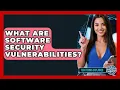 What Are Software Security Vulnerabilities - Tech Terms Explained
