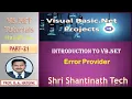 Implementation of Error Provider In VB NET