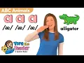 ABC Animals Phonics Chant for Children Lowercase Letters Sounds and Actions from A to Z