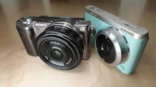 Shocking Quality of two tiny Cameras Samsung NX Mini vs Sony a5100