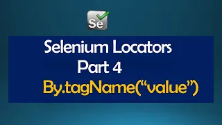 Locators In Selenium WebDriver - Part 4 TagName Locator