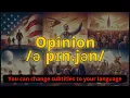 Opinion meaning with 5 examples