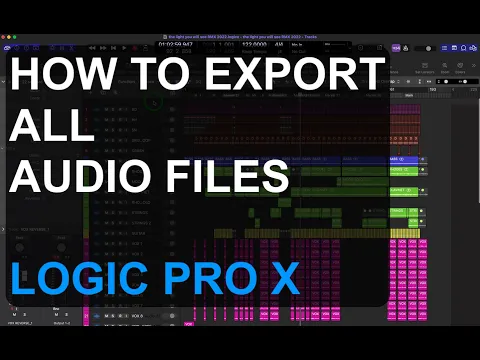 Download MP3 How to export audio files In Logic Pro X.