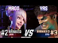 SF6 ▰ MAGO (#2 Ranked Juri) vs YAS (#3 Ranked Ryu) ▰ High Level Gameplay