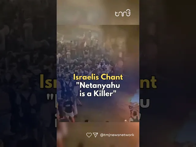 ⁣Thousands of #Israelis demand that Netanyahu sign the prisoner exchange deal with the Resistance