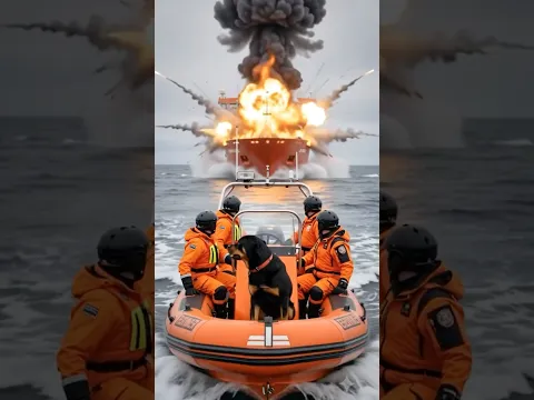 🐕 Rottweiler RISKS His Life to Save Ship Crew From Deadly Bomb Blast! 😱🔥