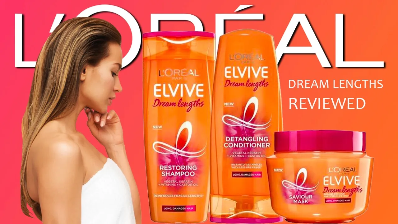 Review of L'Oreal Dream Lengths Shampoo and Conditioner with Keratin and Castor Oil. Does it work? I. 