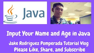 Input Your Name and Age in Java