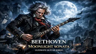 beethoven moonglight sonata ultimate guitar shred metal cover