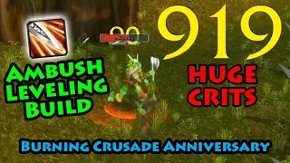 Ambush Build is GREAT for Rogue Leveling Questing in Burning Crusade Anniversary