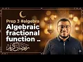 5 Algebraic fractional Function