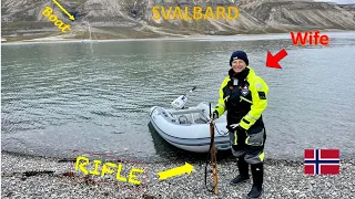Arctic landfall with a Rifle | Tourists in a Russian mine | Pyramiden | Ep 43