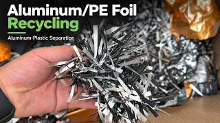 Aluminum/PE Foil Recycling Machine | Aluminum-Plastic Separation