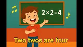Table of 2, Rhythmic table of 2, Learn Multiplication Table of 2 x 1 = 2, 2 Times Table, Kidstart Tv