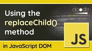 Replace child elements with replaceChild - JavaScript DOM Tutorial