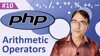 Arithmetic Operators in PHP PHP tutorial lesson - 10 PHP operators