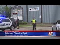 Chemical Spill in Attleboro shuts down street