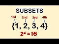 Subset of a Set Proper Subset Improper Subset and Power Set