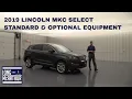 2019 LINCOLN MKC SELECT STANDARD OPTIONAL EQUIPMENT