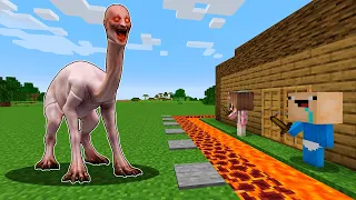MONSTRUO TALASOFOBIA vs CASA SEGURA en MINECRAFT! 😱 BEBÉ NOOB en MINECRAFT