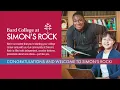 Next Steps for Admitted Students at Simon s Rock