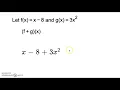 Algebra 2 6-6 Function Operations