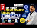 3 How to easily create Database Tables and Store Data