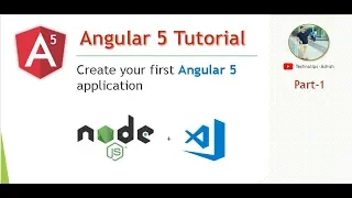 Part 1 - Create your first Angular 5 Application Install angular 5 using cli