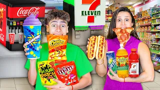 eating 7 11 food only for a day 