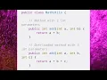 CS3391 UNIT 2 Method Overloading in java EngineeringMasteryMadeSimple
