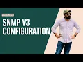 SNMP V3 configuration on cisco devices