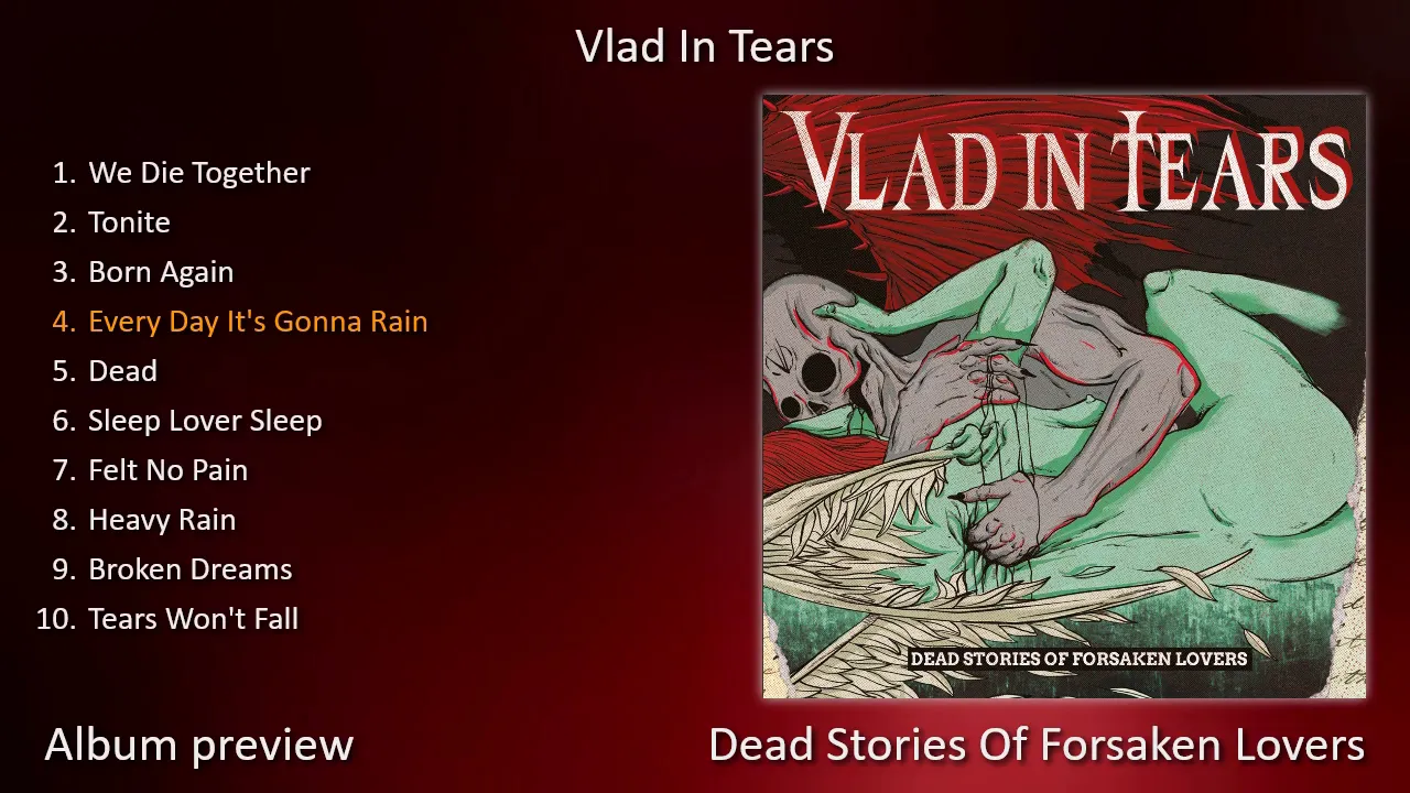 Vlad In Tears - Dead Stories Of Forsaken Lovers (Album Preview Player) [Digital Edition]
