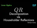 QR Decomposition by Householder Transformations - Linear Algebra