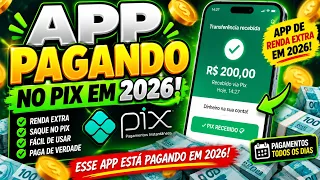 APP PAGANDO NO PIX EM 2026! ESSE APP DE RENDA EXTRA ESTÁ PAGANDO EM 2026