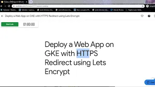 Deploy a Web App on GKE with HTTPS Redirect using Lets Encrypt
